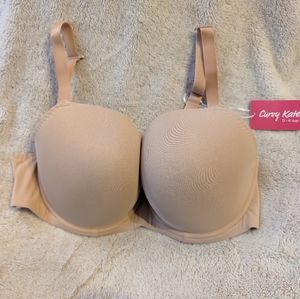NWT Curvy Kate 38DDD/38E Smoothie T-Shirt Plunge Bra CK2910 Latte Beige